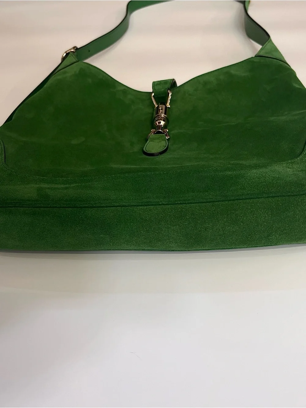 JACKIE GIORNO SUEDE HANDBAG